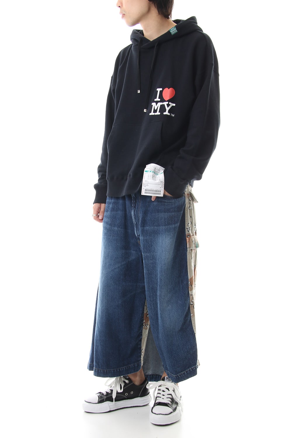 Maison MIHARAYASUHIRO Printed hoodie Black