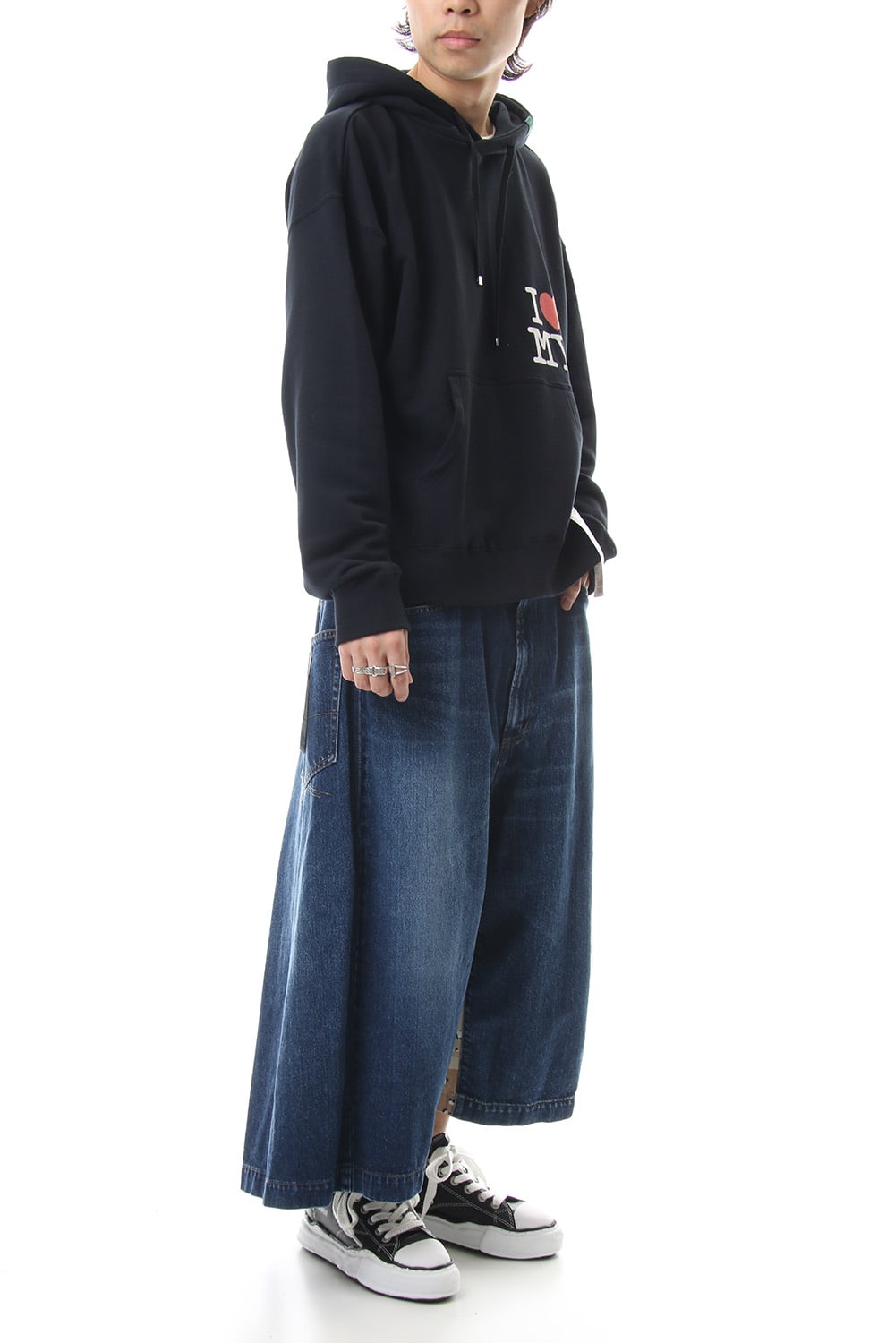 Maison MIHARAYASUHIRO Printed hoodie Black