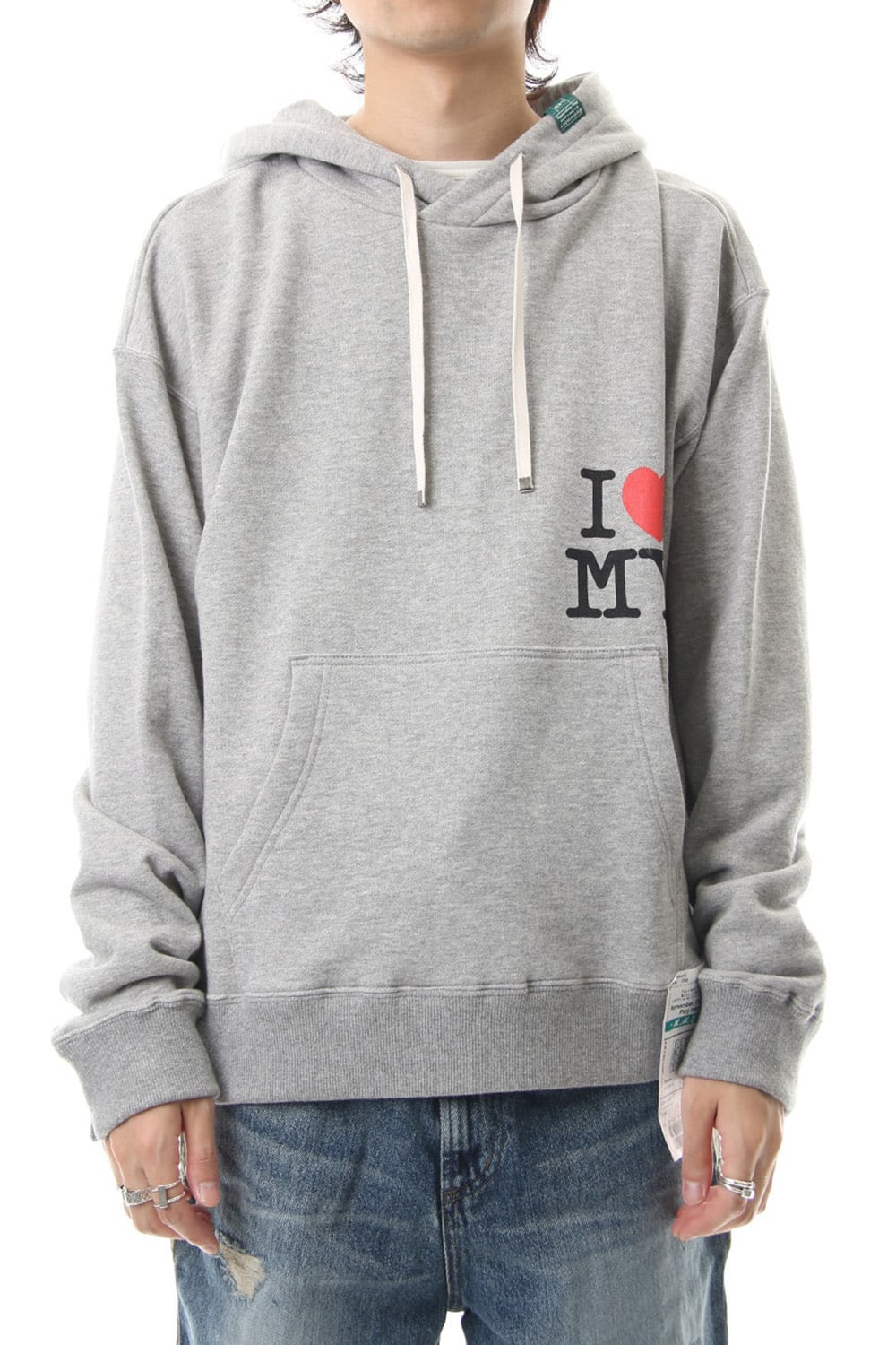 Maison MIHARAYASUHIRO Printed hoodie Gray