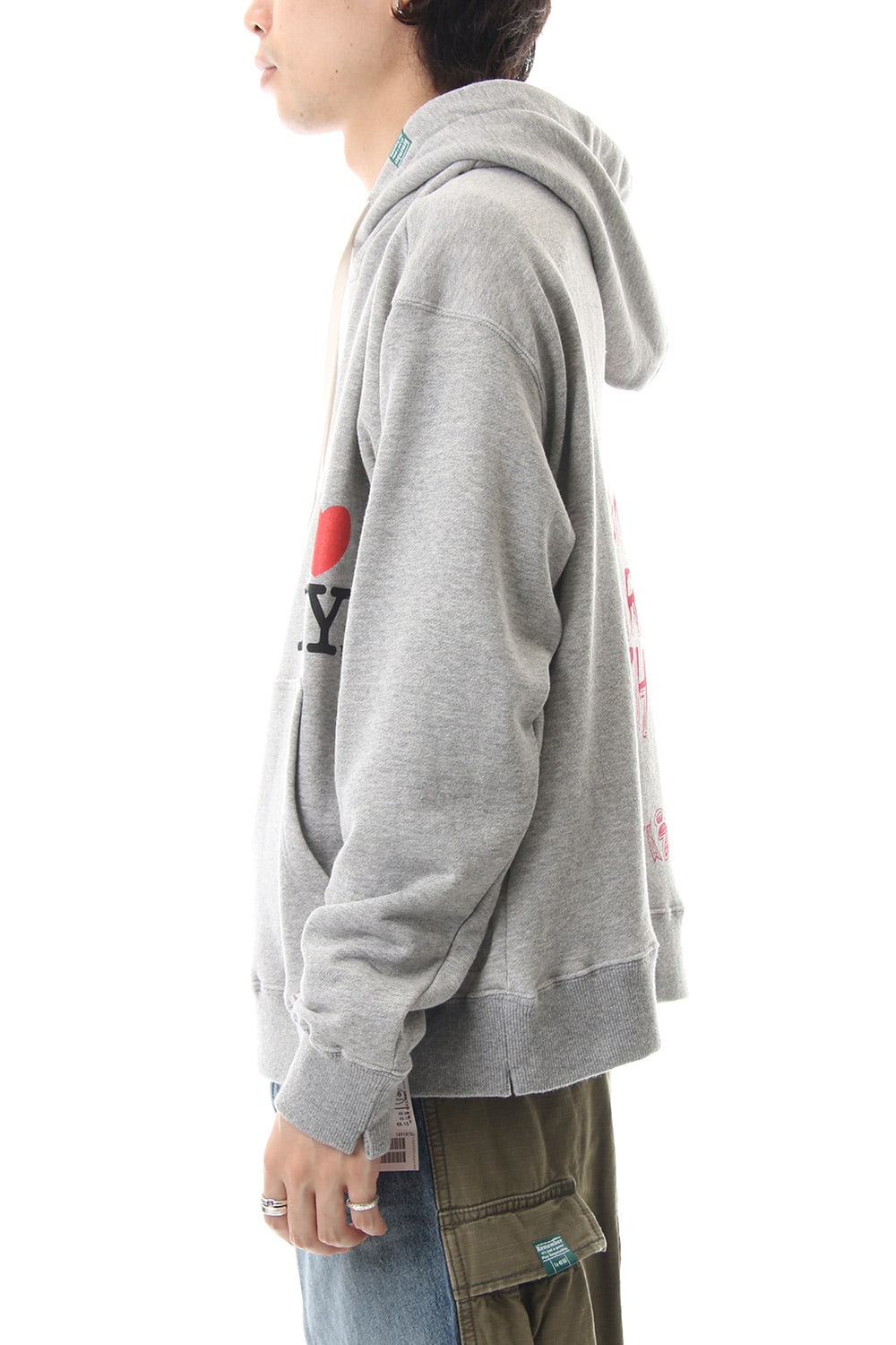 Maison MIHARAYASUHIRO Printed hoodie Gray