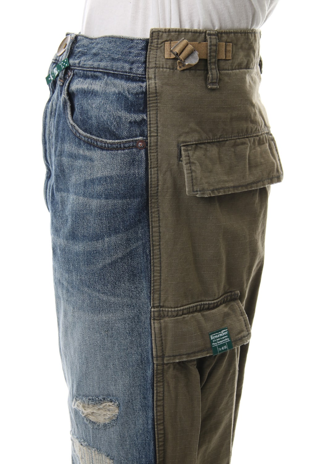 Docking military Denim pants