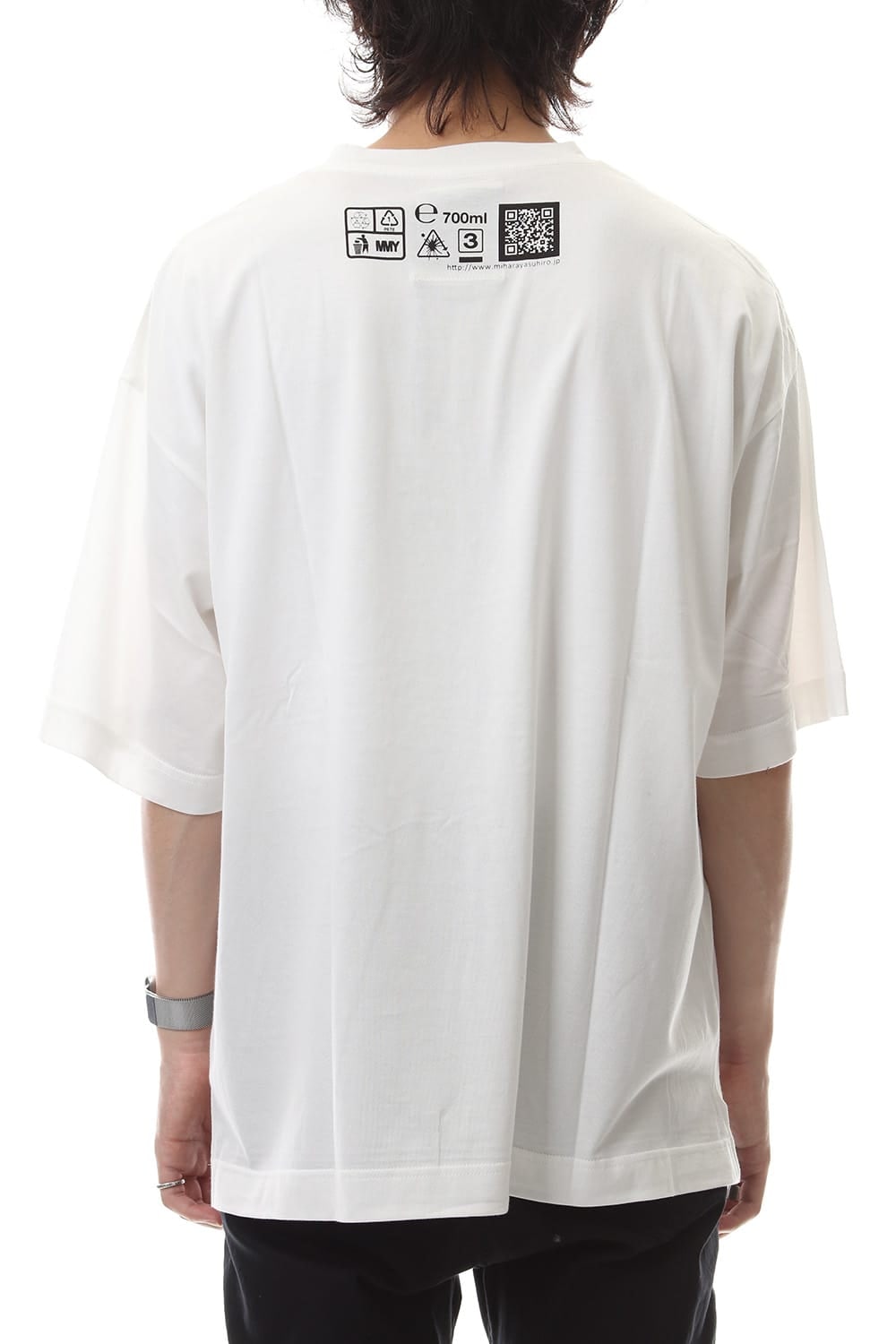 "MIHARA" Printed t-shirt White