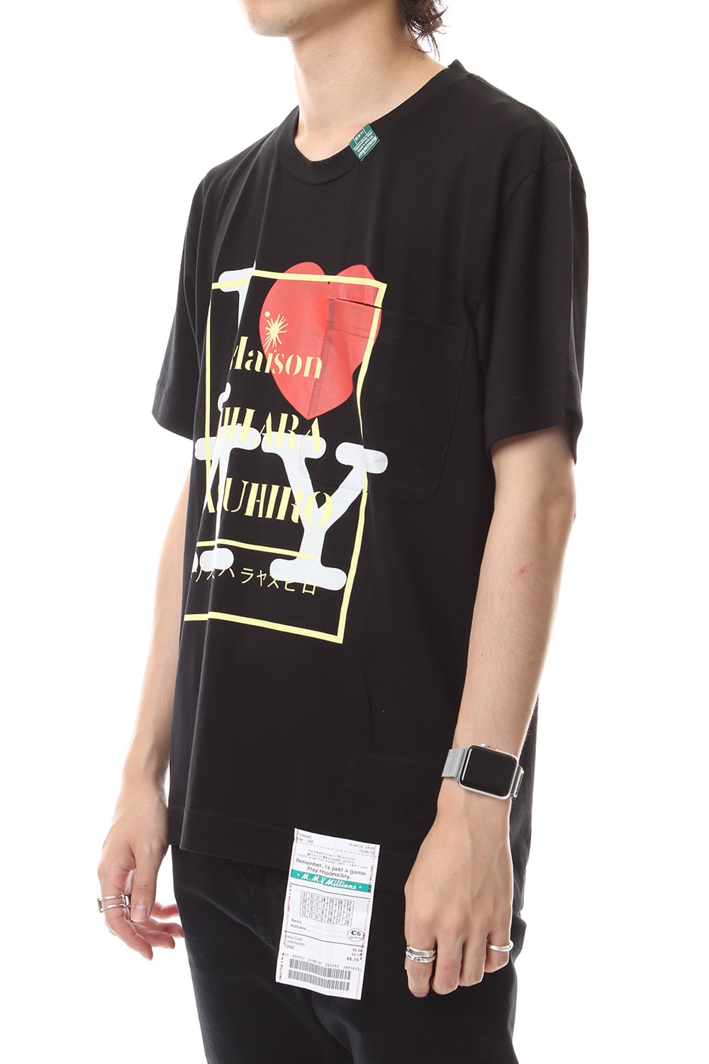 Logo Printed t-shirt Black