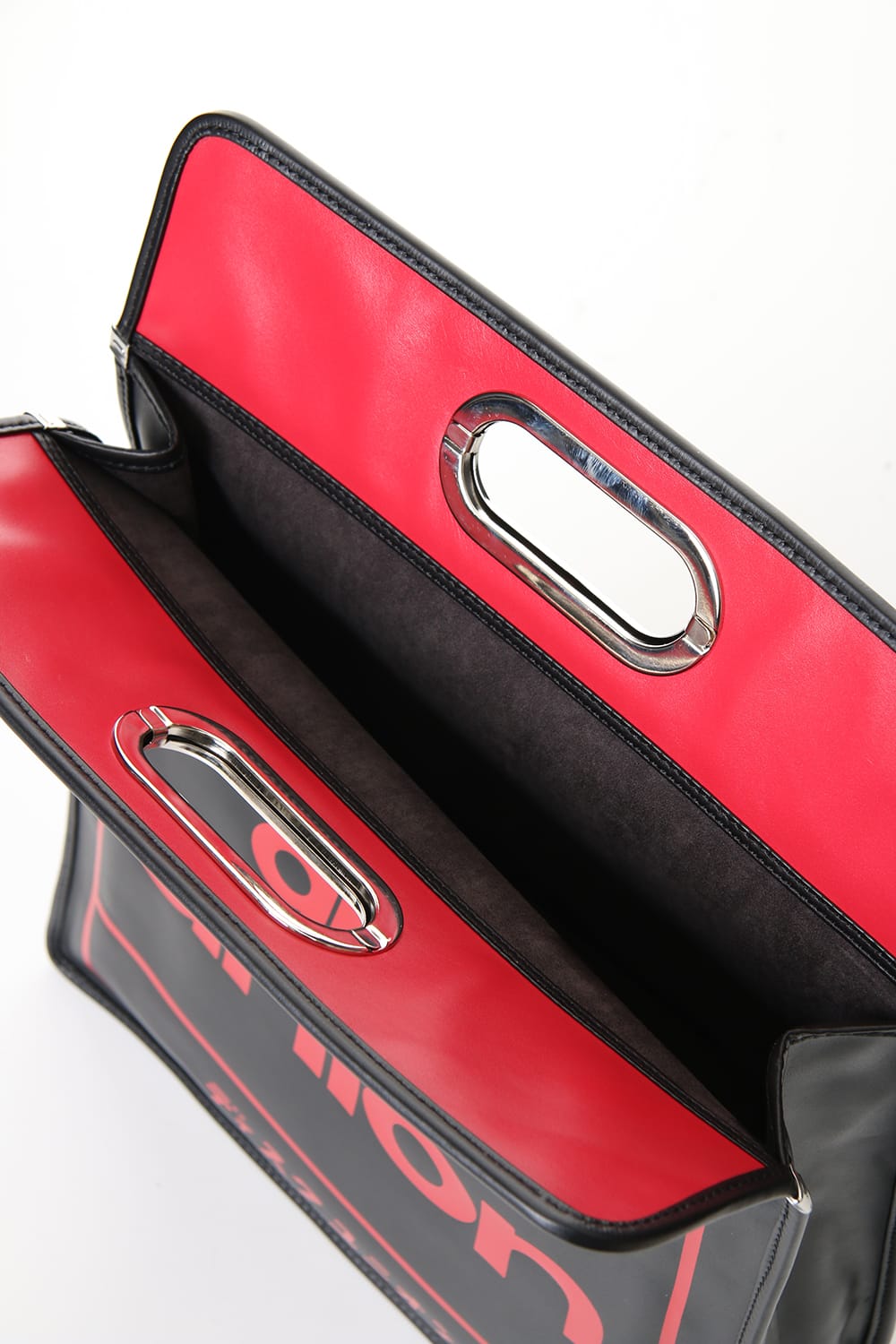 Disk union pvc Shopping Bag Black