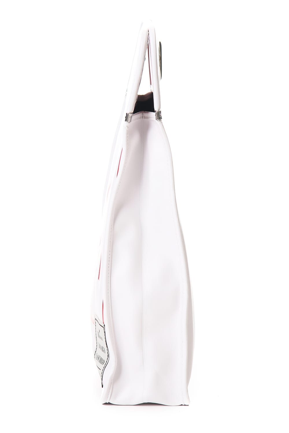 Disk union pvc Shopping Bag White