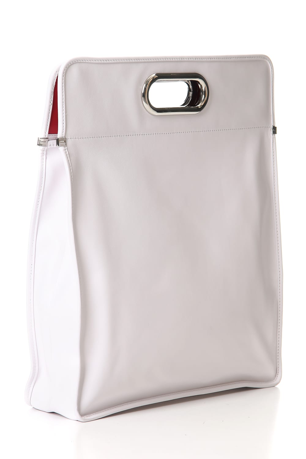 Disk union pvc Shopping Bag White