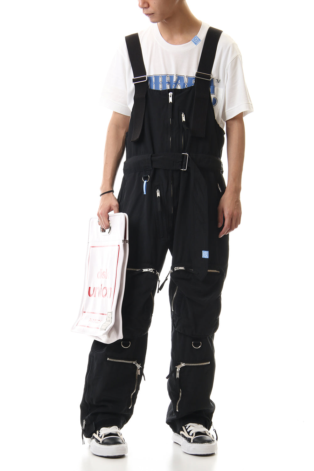 Disk union pvc Shopping Bag White