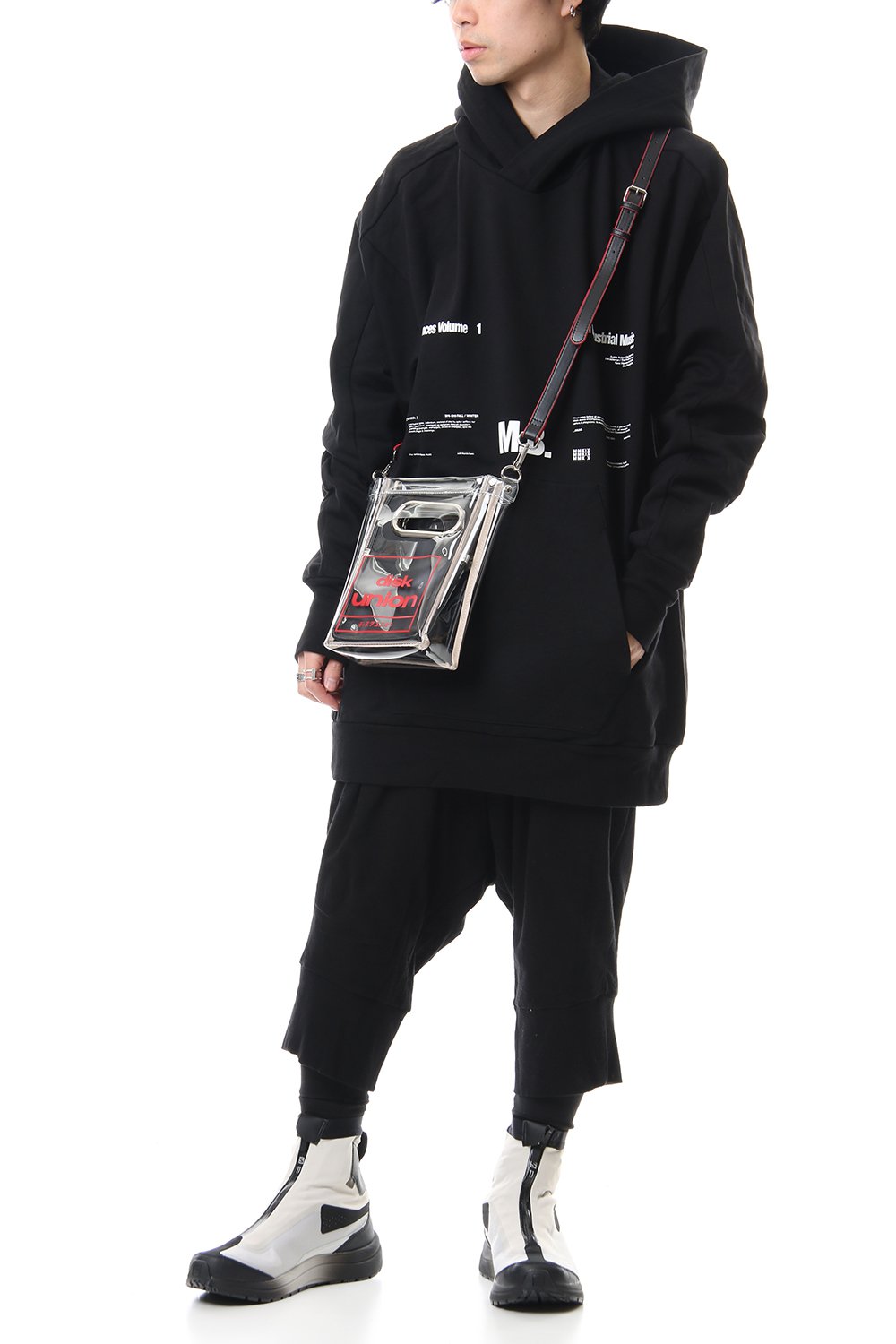 Disk union pvc Mini bag Black