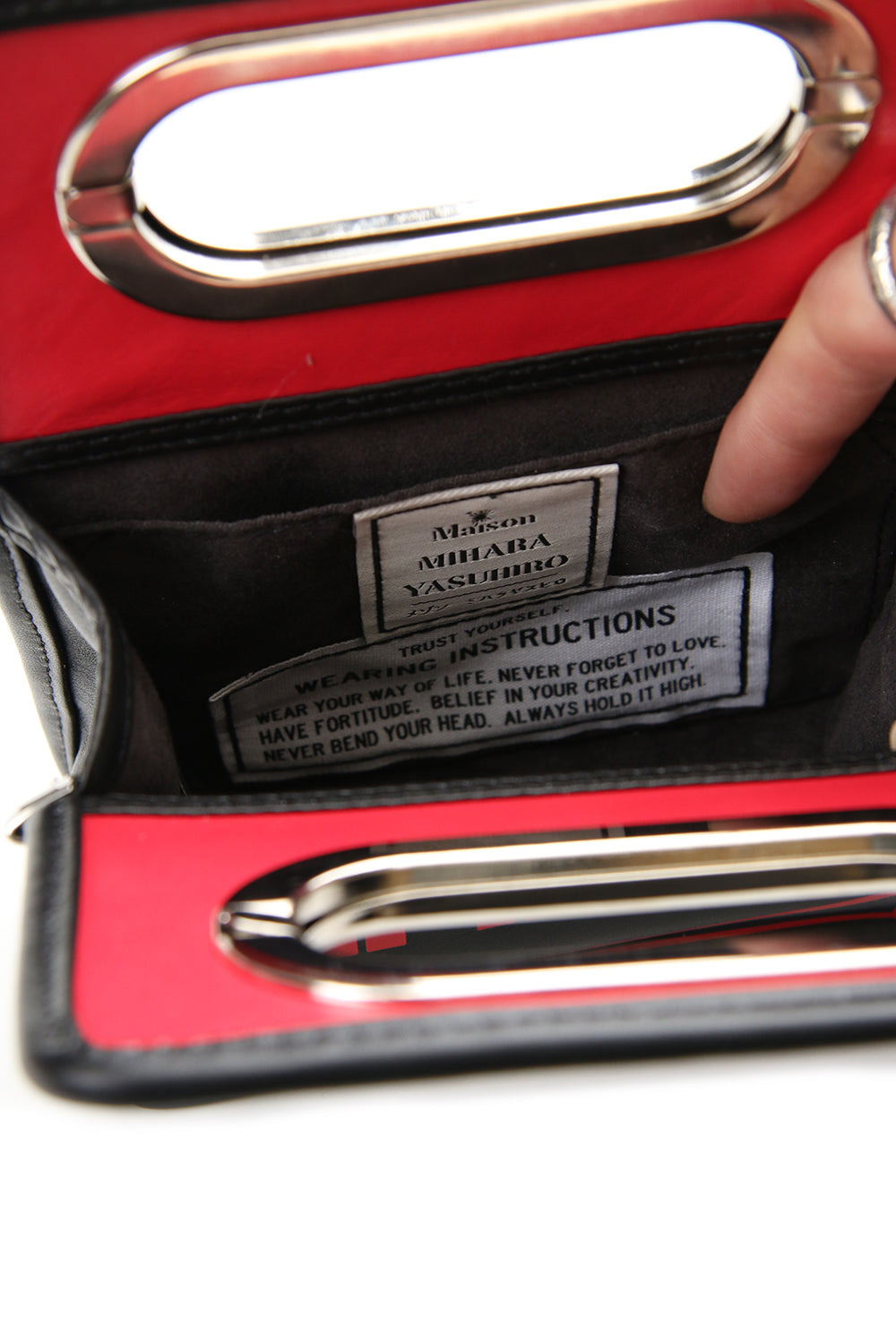 Disk union pvc Mini bag Black