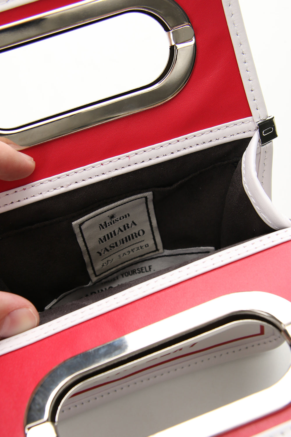 Disk union pvc Mini bag White