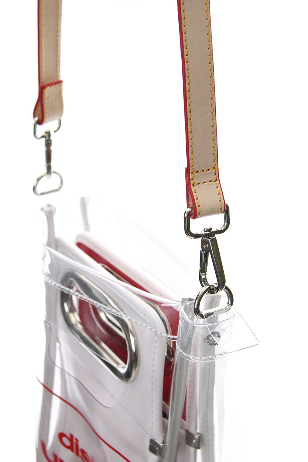 Disk union pvc Mini bag White