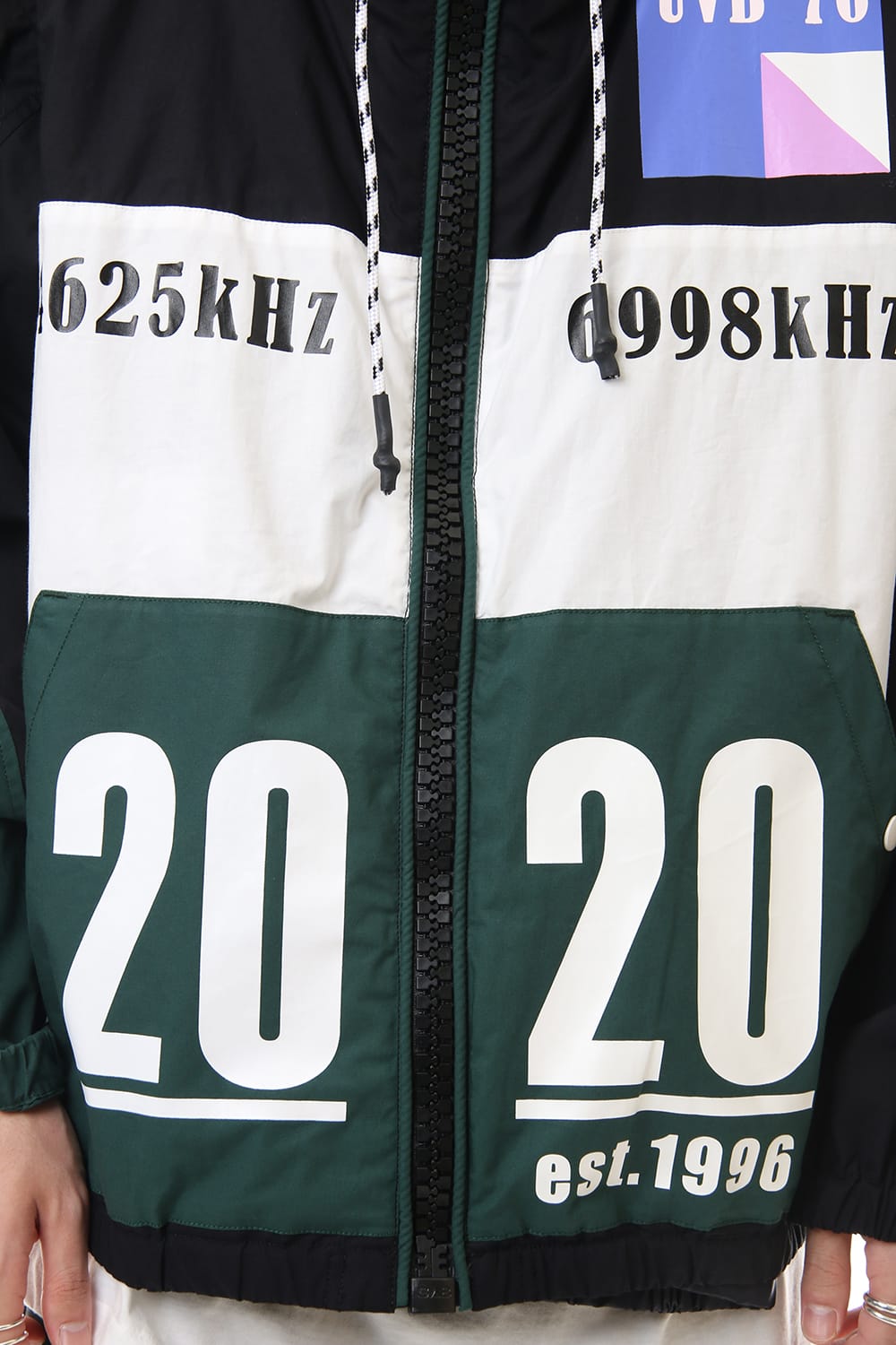 ダブル フェイス シャツ パーカー Black