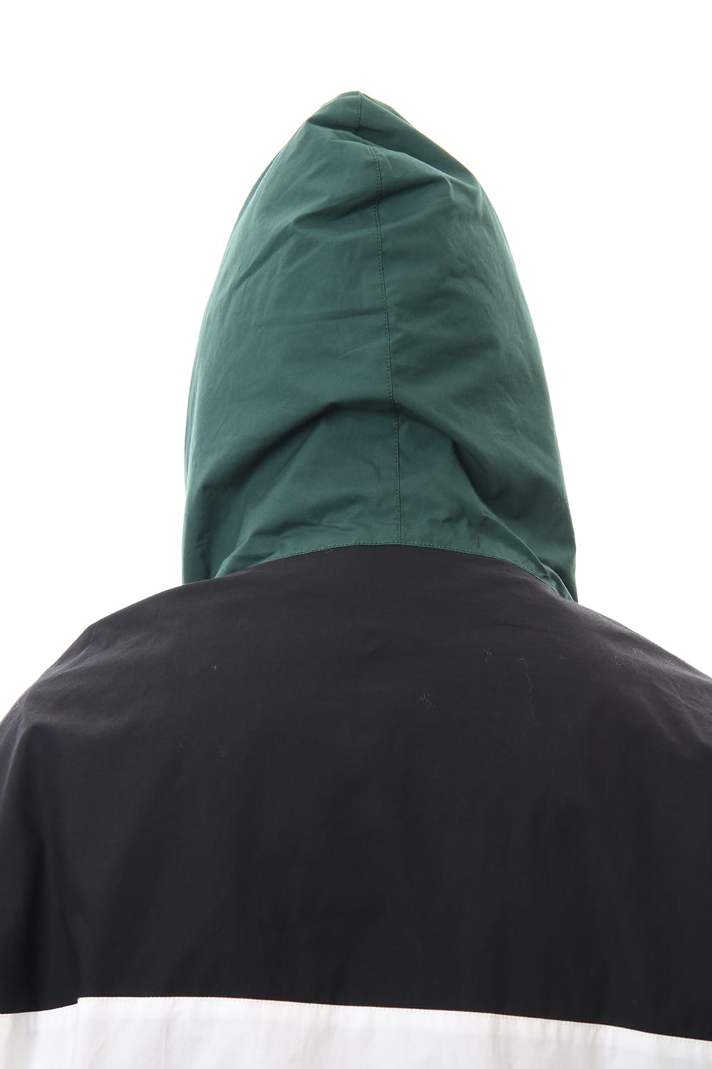 ダブル フェイス シャツ パーカー Black