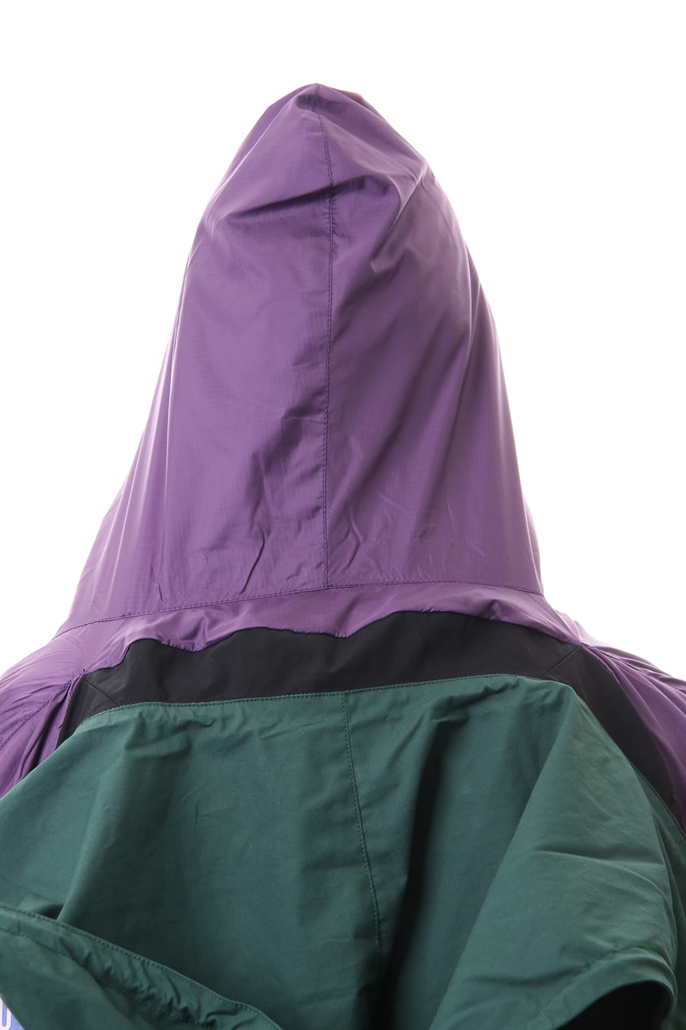 ダブル フェイス シャツ パーカー Black