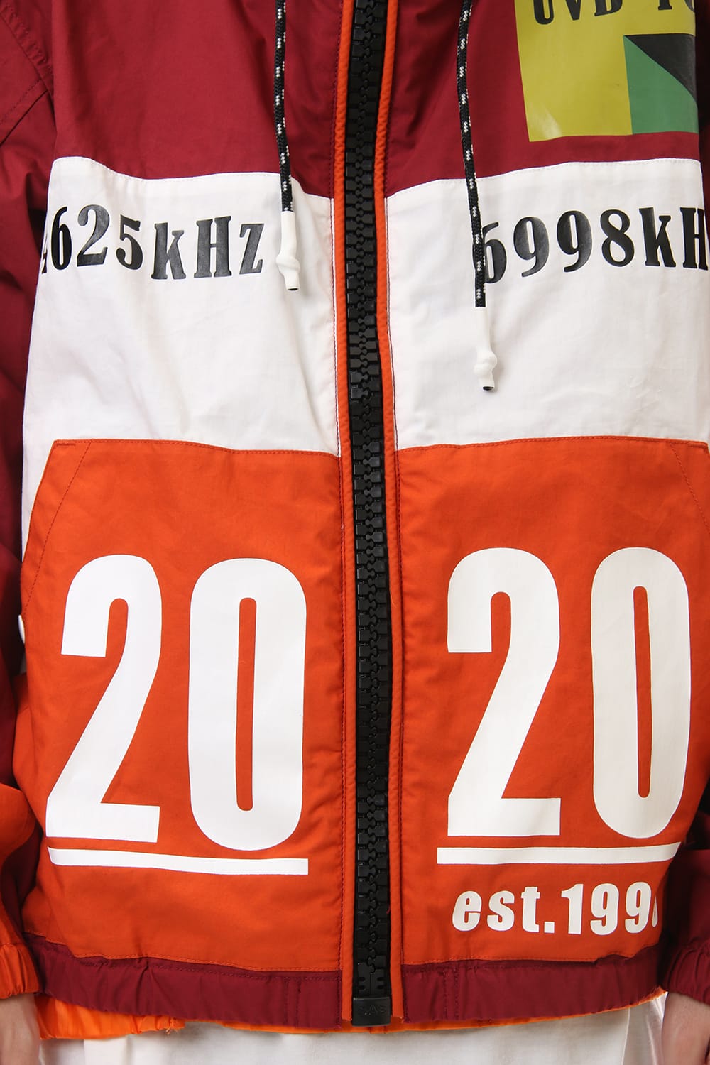 ダブル フェイス シャツ パーカー Orange