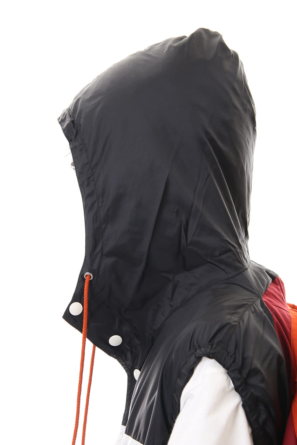 ダブル フェイス シャツ パーカー Orange