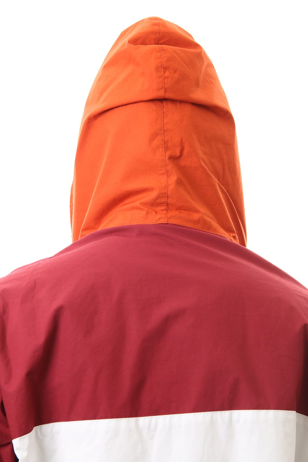 ダブル フェイス シャツ パーカー Orange