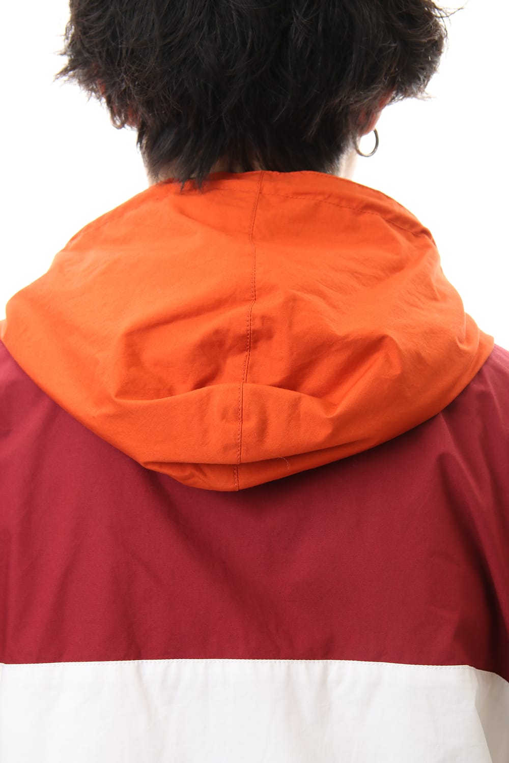 ダブル フェイス シャツ パーカー Orange