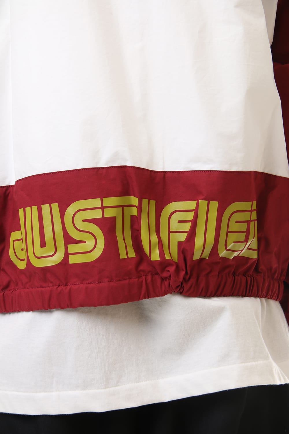 ダブル フェイス シャツ パーカー Orange