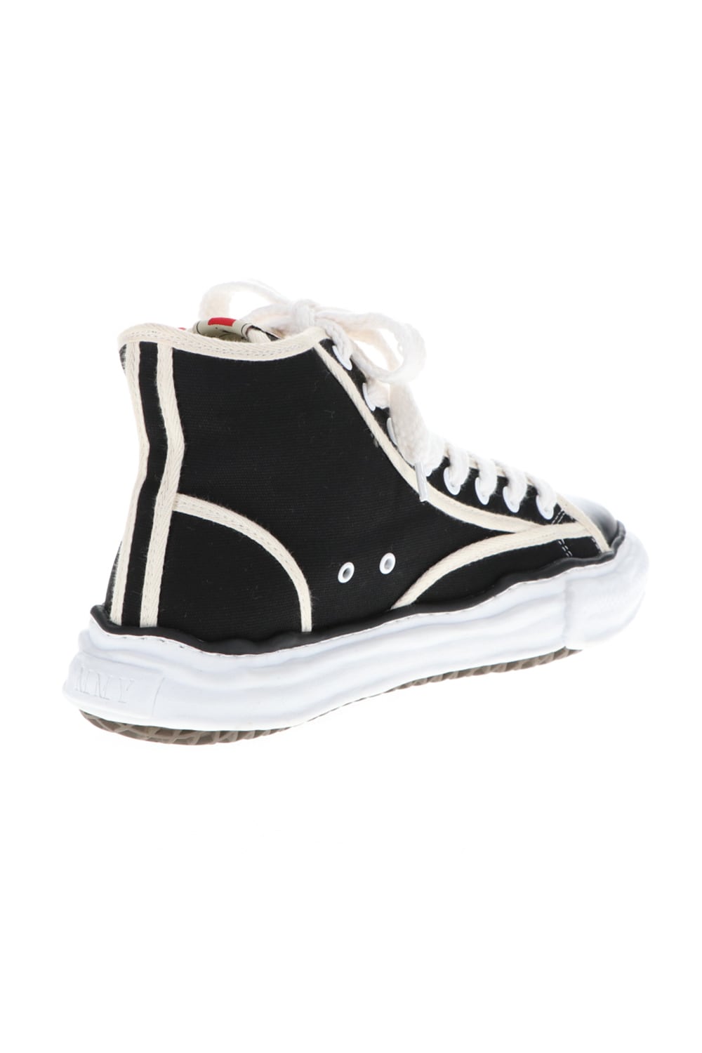 Original sole Trick detail hiptop sneaker Black Delivery END of September