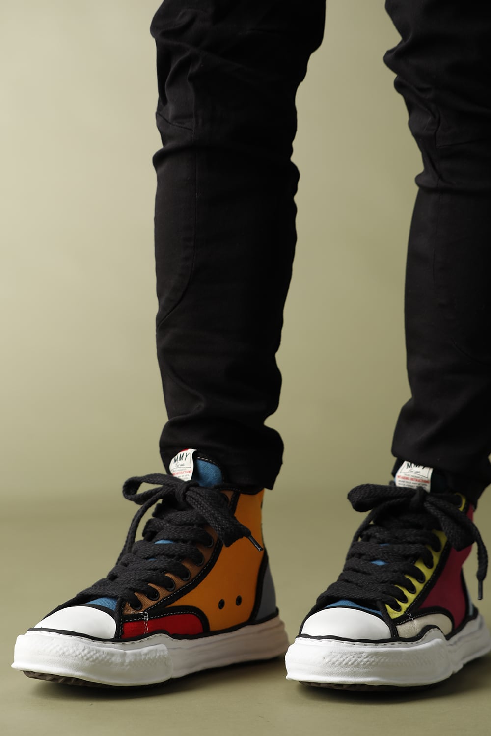 Original sole Trick detail hiptop sneaker Multi Delivery END of September