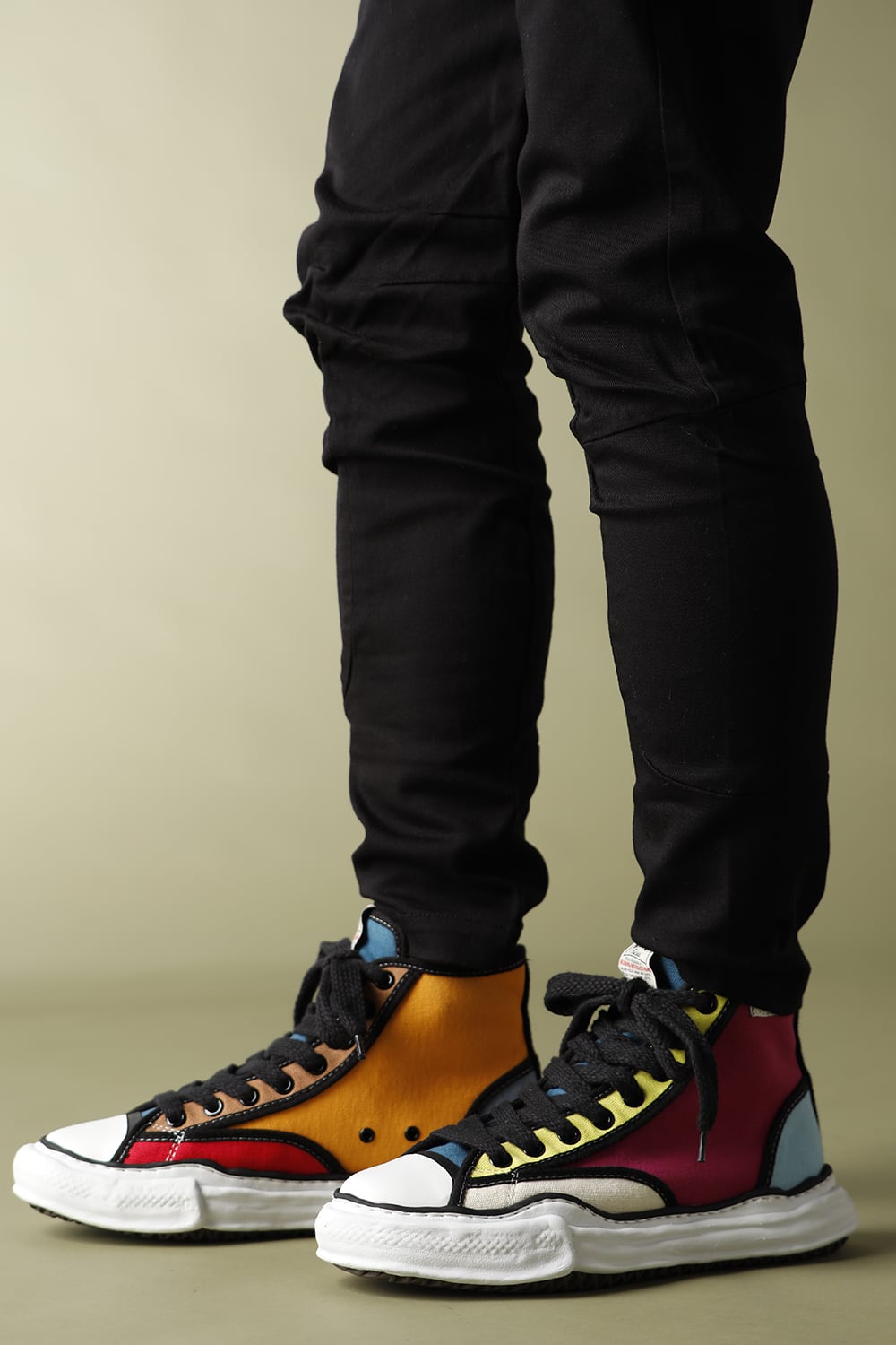 Original sole Trick detail hiptop sneaker Multi Delivery END of September