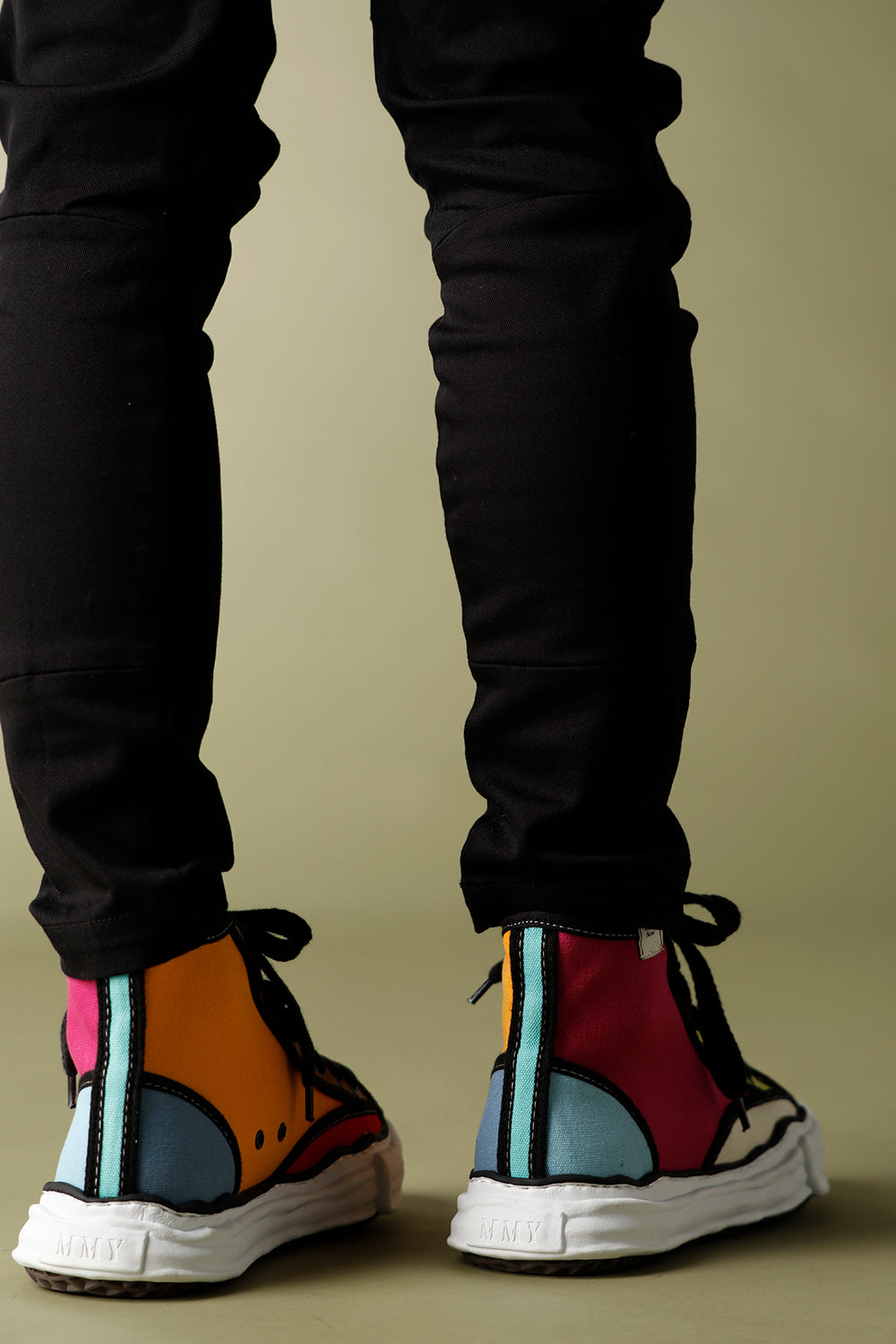 Original sole Trick detail hiptop sneaker Multi Delivery END of September