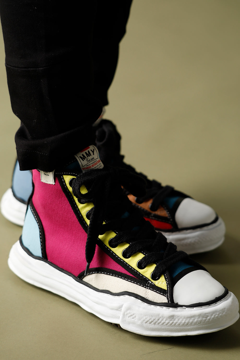 Original sole Trick detail hiptop sneaker Multi Delivery END of September