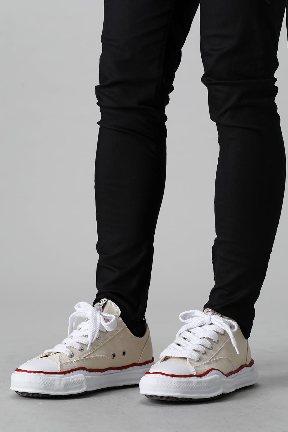 PETERSON Original sole canvas Lowcut sneaker Natural