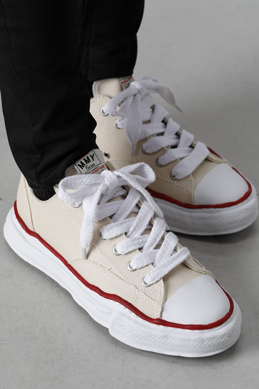 PETERSON Original sole canvas Lowcut sneaker Natural