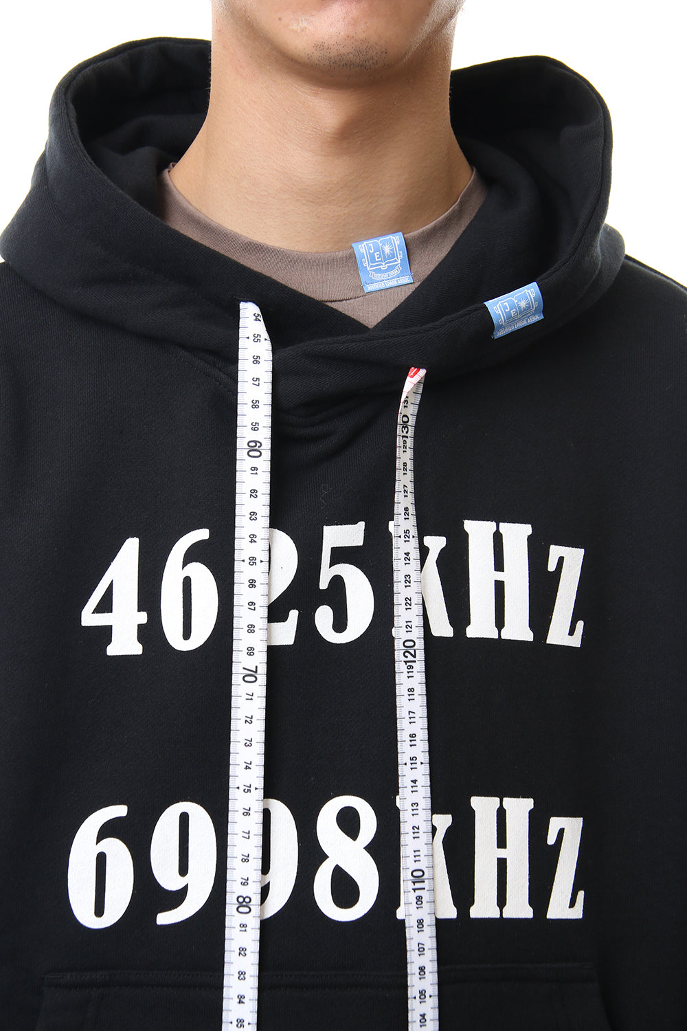 Shirt Layer Zip Slit Hoodie