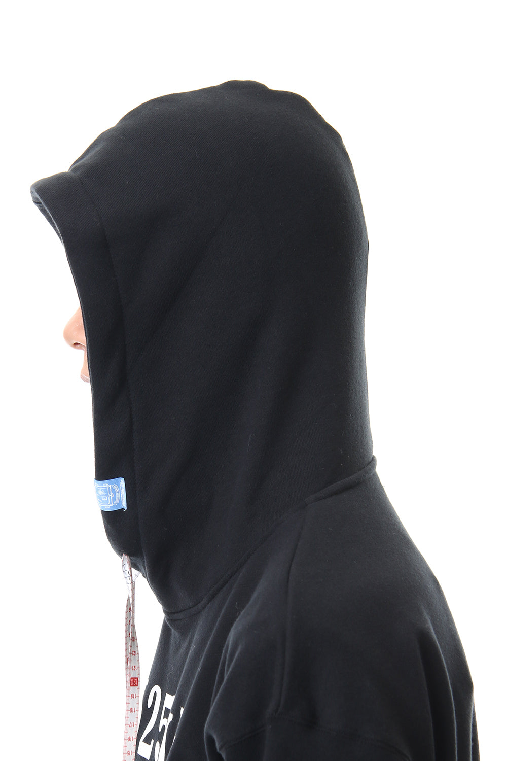 Shirt Layer Zip Slit Hoodie