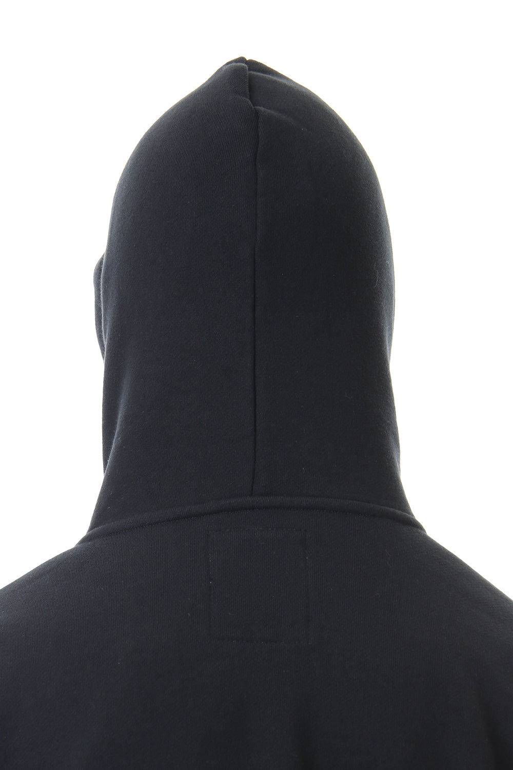 Shirt Layer Zip Slit Hoodie