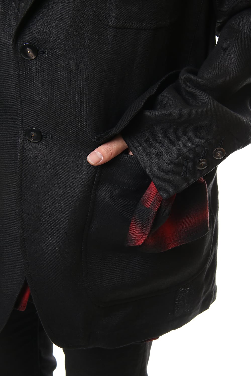 Double-Face Linen Jacket