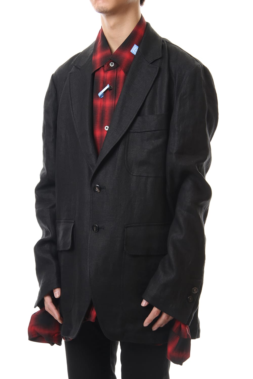 Double-Face Linen Jacket