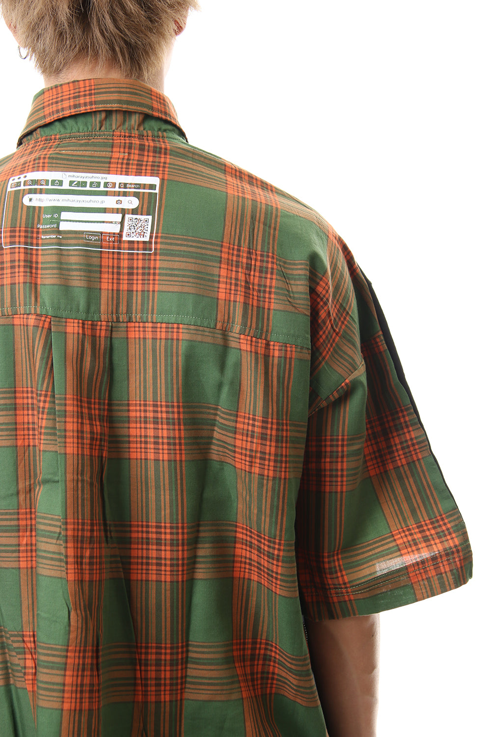 Shirt Docking Zip Slit T-shirt Black