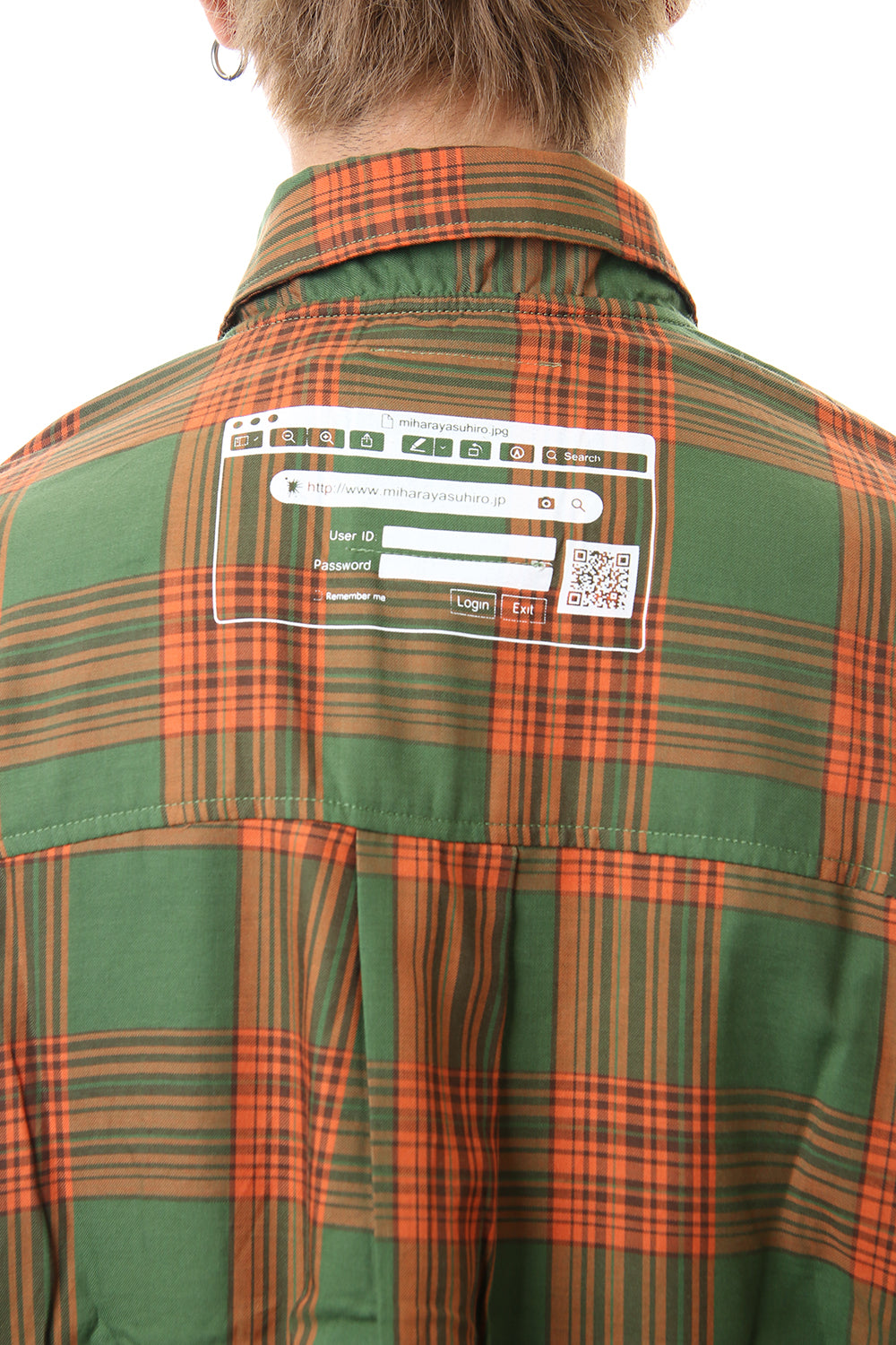 Shirt Docking Zip Slit T-shirt Black