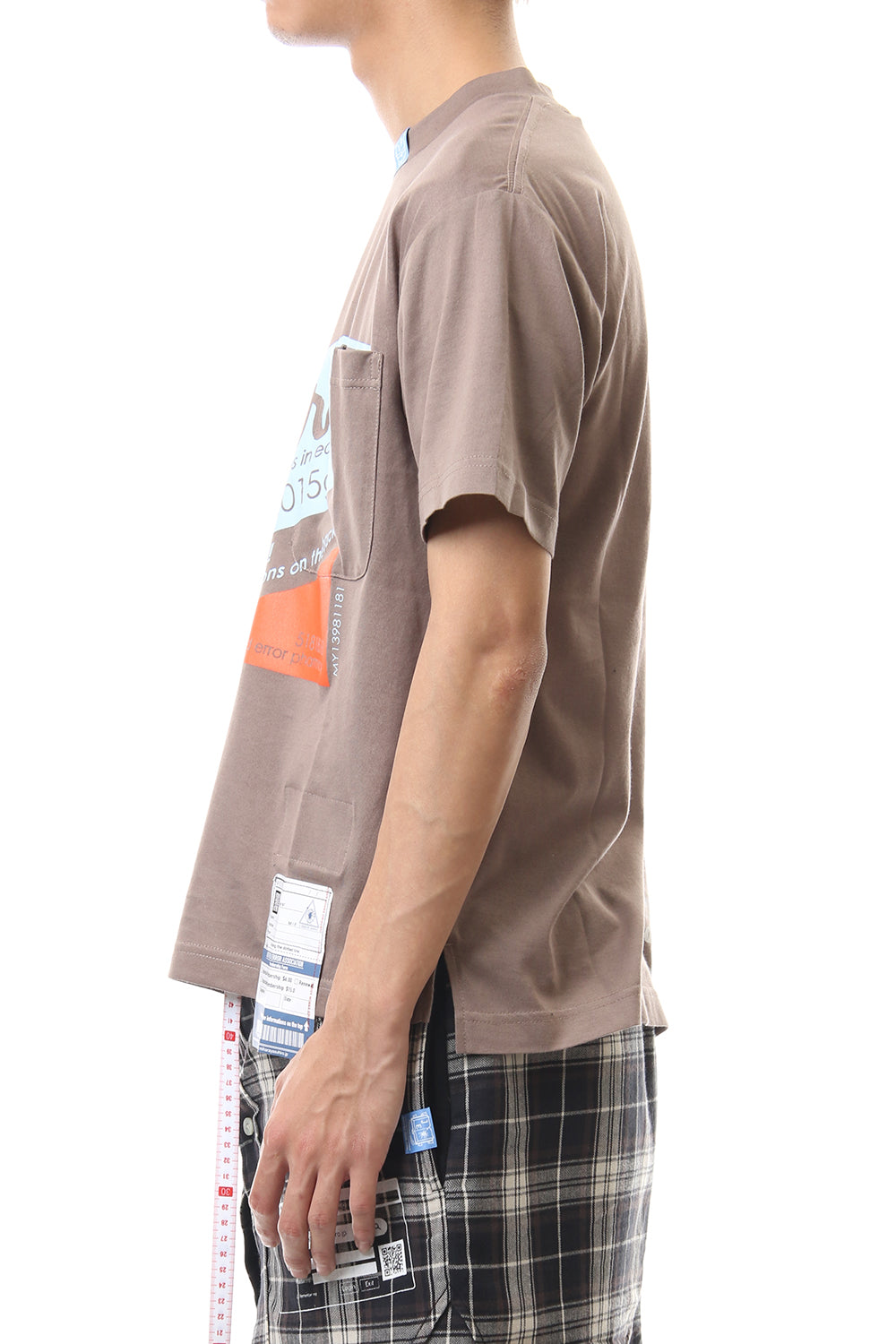 Scarf T-shirt Brown