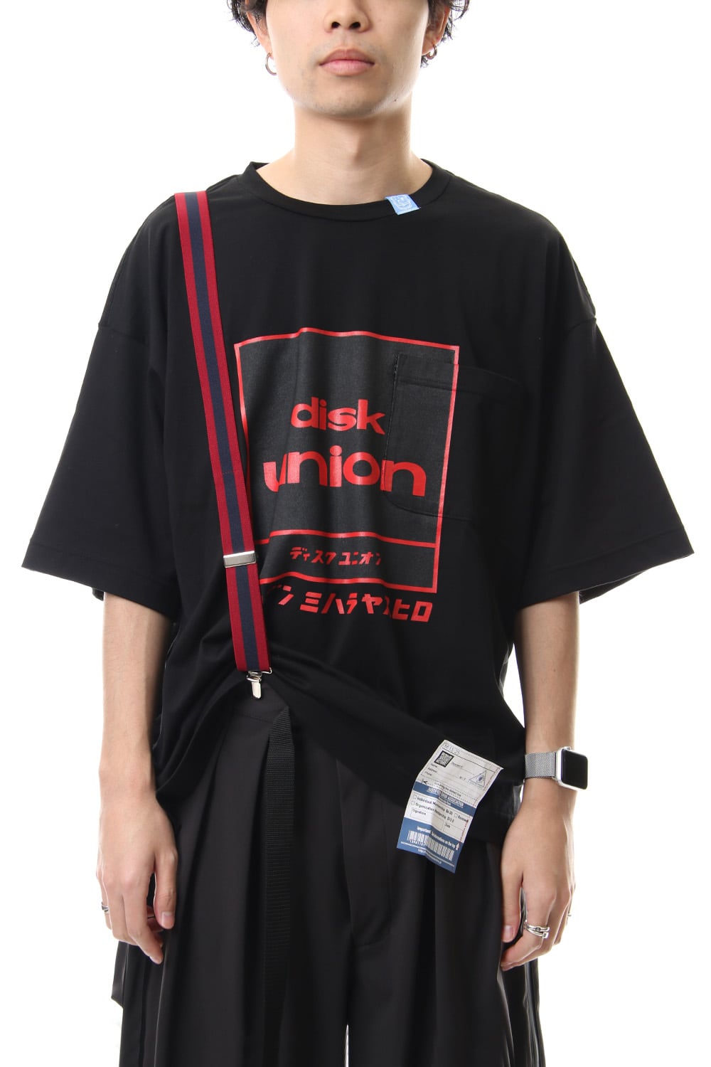 Suspender t-shirt Black