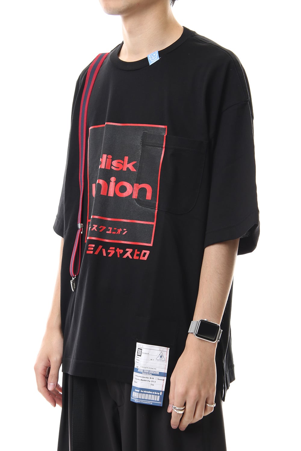 Suspender t-shirt Black