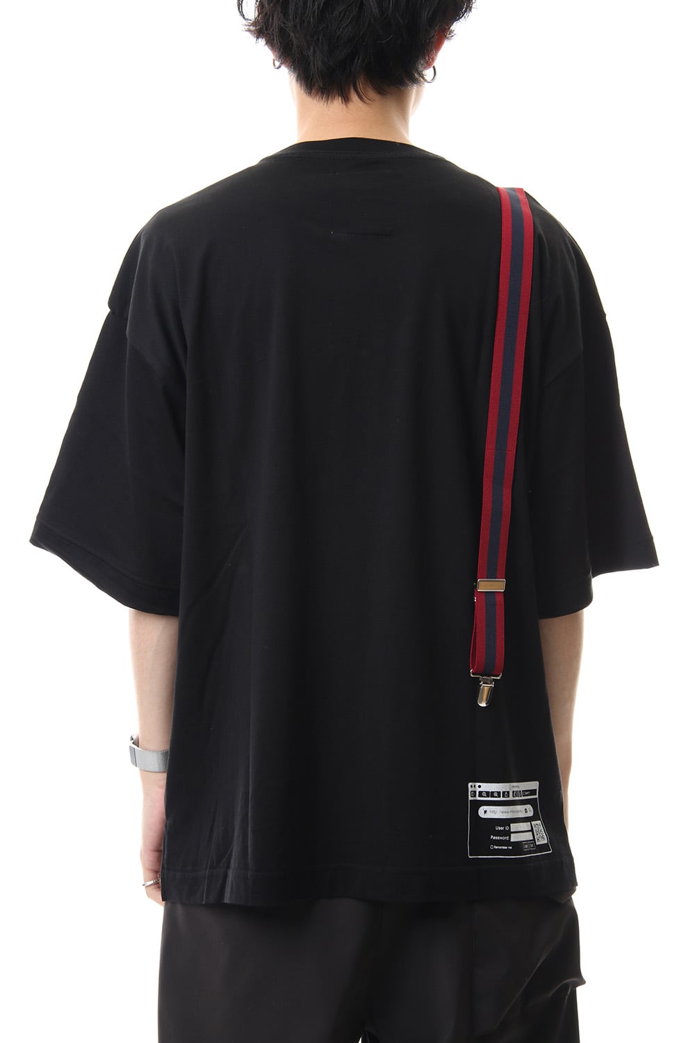 Suspender t-shirt Black