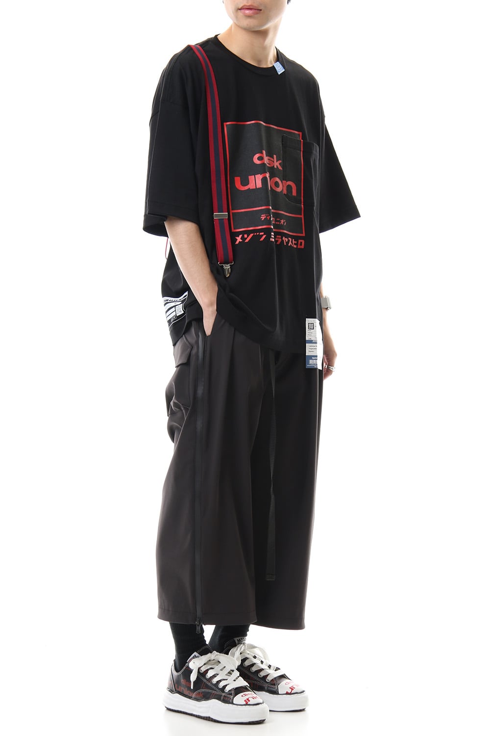 Suspender t-shirt Black