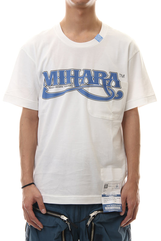 MIHARA Printed T-shirt White