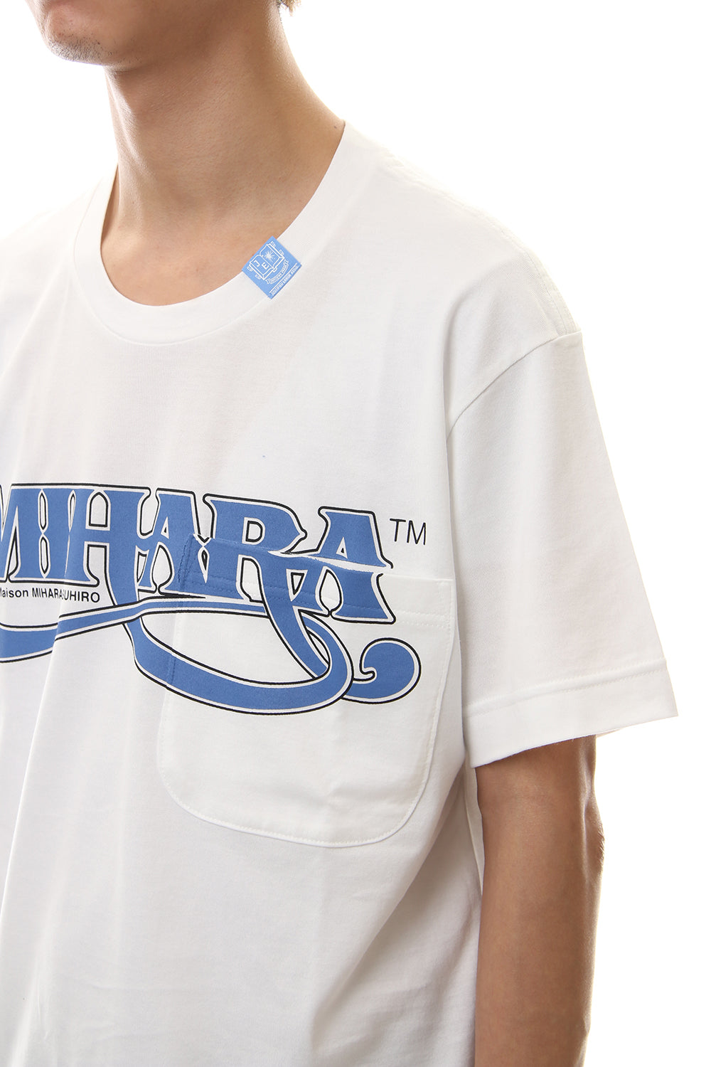 MIHARA Printed T-shirt White
