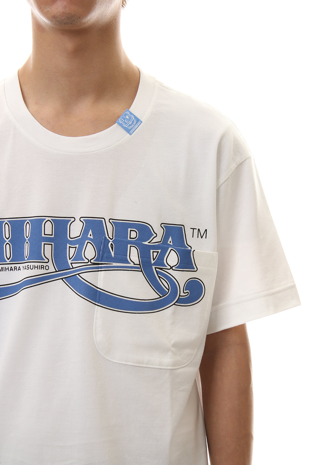 MIHARA Printed T-shirt White