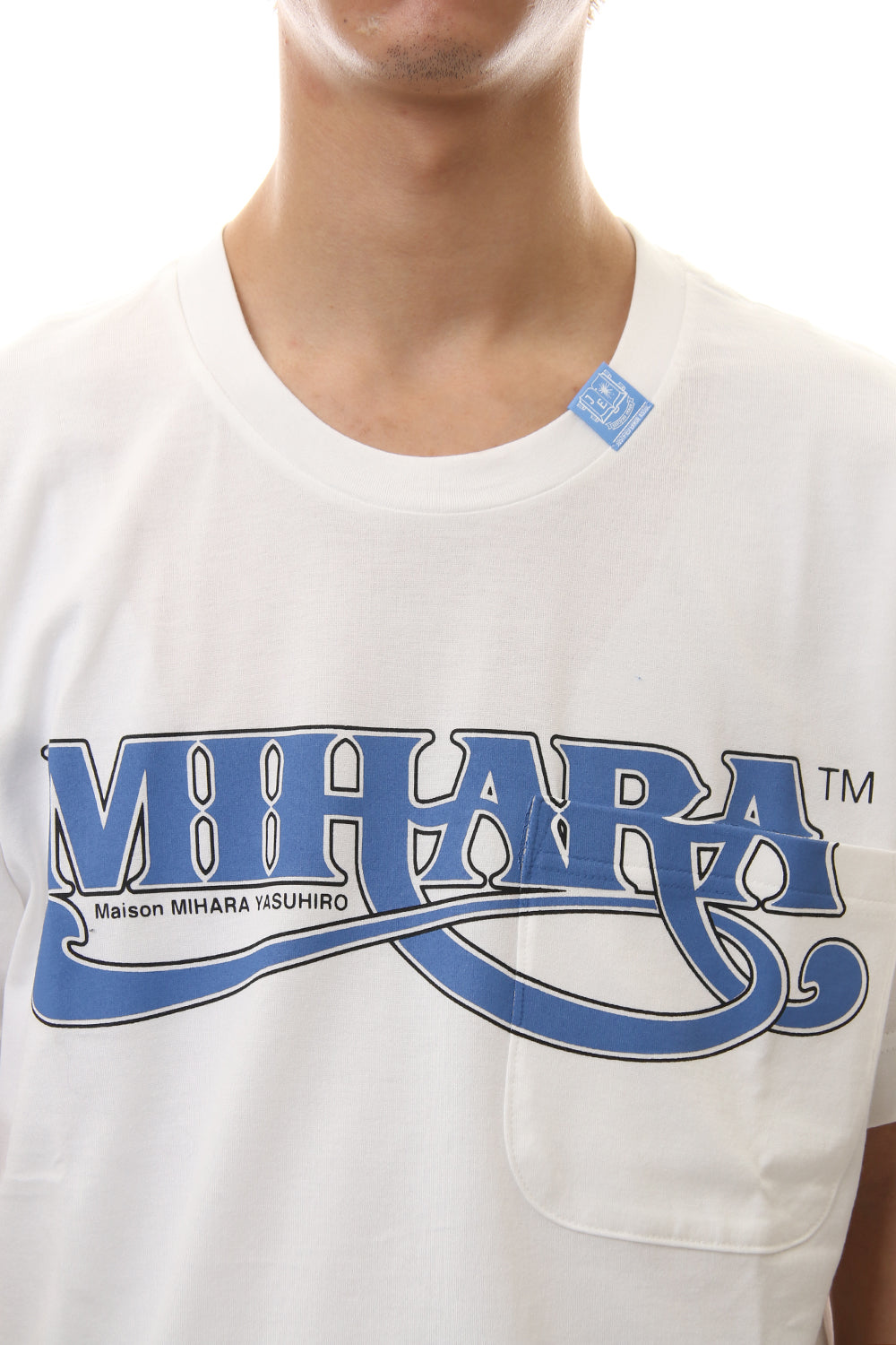 MIHARA Printed T-shirt White