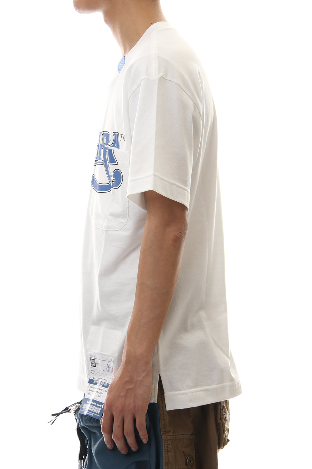 MIHARA Printed T-shirt White