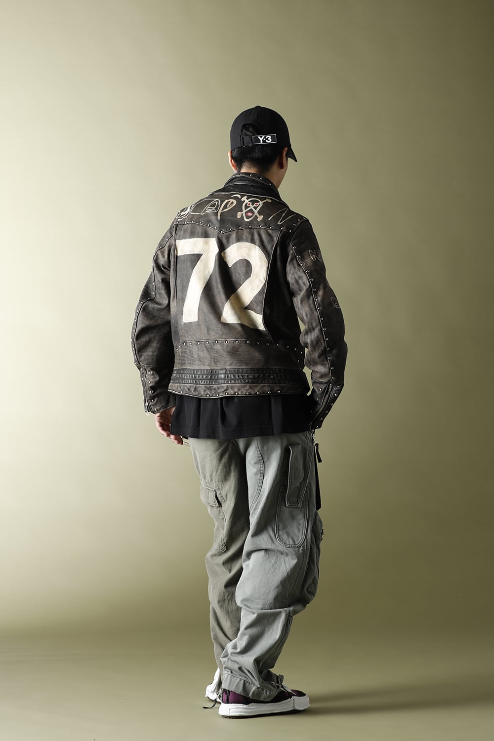 Left docking Military pants Khaki