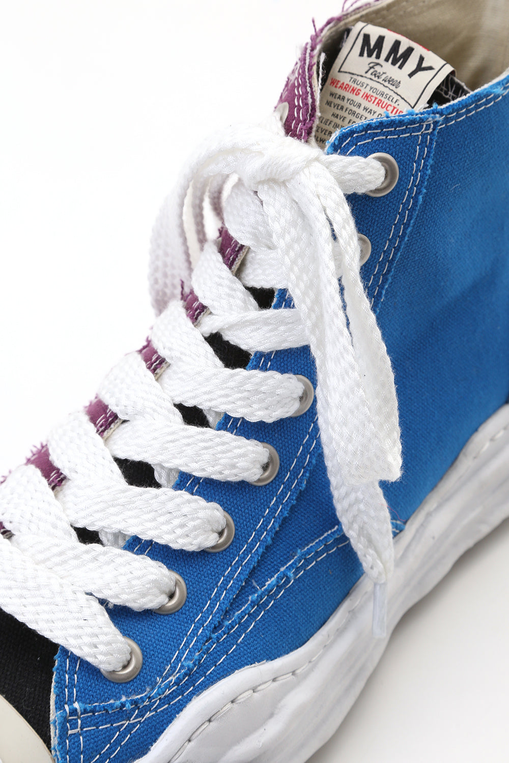 Original sole Toe cap sneaker HI canvas Blue/Purple