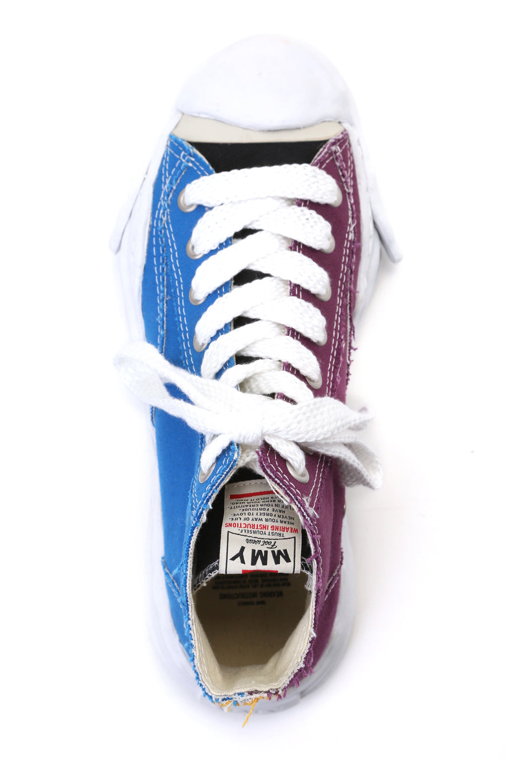 Original sole Toe cap sneaker HI canvas Blue/Purple